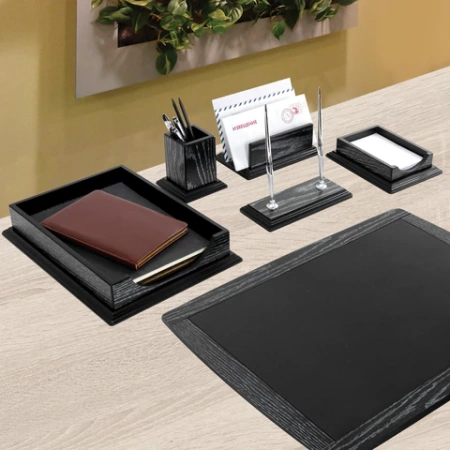 Набор настольный GALANT "Black Hawk" из дерева, 6 предметов, цвет "чёрный дуб", 238167 - МСК «Форвард»