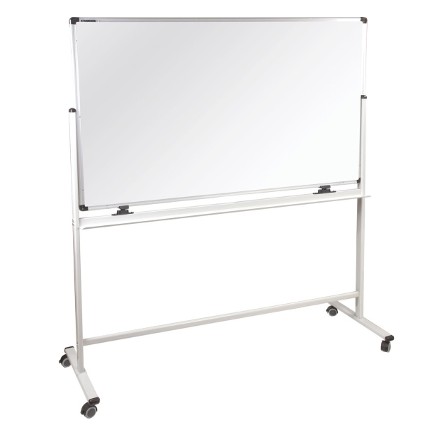 Доска магнитно-маркерная НА СТЕНДЕ 120х180см, 2-сторонняя, ГАРАНТИЯ 10 ЛЕТ,BRAUBERG Premium, 236927