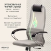 Кресло офисное МЕТТА SU-B-8 хром, ткань-сетка, сиденье мягкое, светло-серое  532429 - МСК «Форвард»