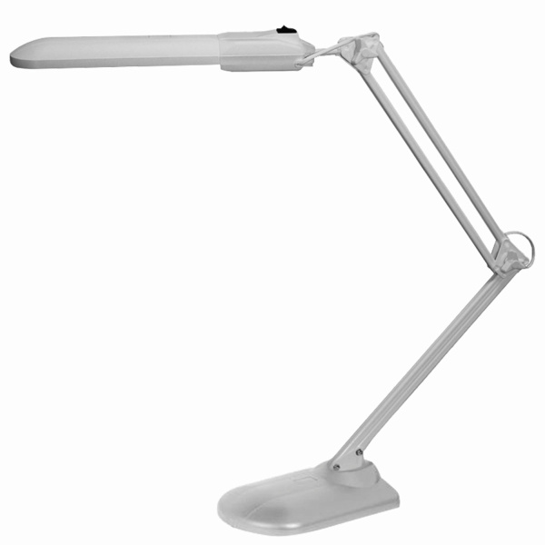 Настольная лампа светильник Трансвит Дельта + на подставке, ЛЮМИНИСЦЕНТНАЯ, цоколь 2G7, 11 Вт, серый 236465 