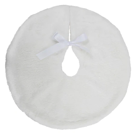 Новогодний коврик под елку, белый, 60 см, полиэстер, подвес, ЗОЛОТАЯ СКАЗКА, 592157 - МСК «Форвард»