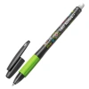 Ручка стираемая гелевая с грипом BIC "Gelocity Illusion", ЧЕРНАЯ, корпус черный, линия 0,3 мм, 516523 144419 - МСК «Форвард»