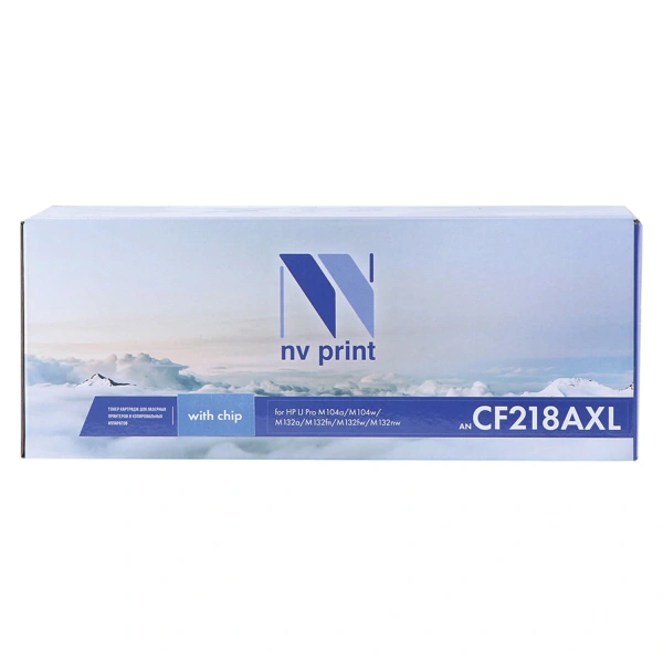 Картридж лазерный NV PRINT (NV-CF218AXL) для HP M104a/M104w/M132fn/M132nw, ресурс 3500 стр. NV-CF218 363373