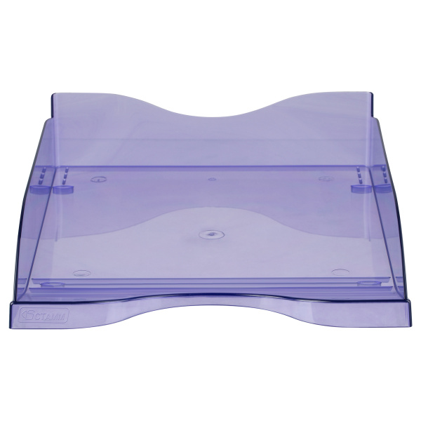 Лоток для бумаг горизонтальный СТАММ "Тропик", тонированный фиолетовый ЛТГ-31251 351657 - МСК «Форвард»