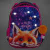 Ранец BRAUBERG PREMIUM, 2 отделения, с брелоком, "Cute fox", LED-ЛАМПОЧКИ, 38х29х16 см, 272019 - МСК «Форвард»