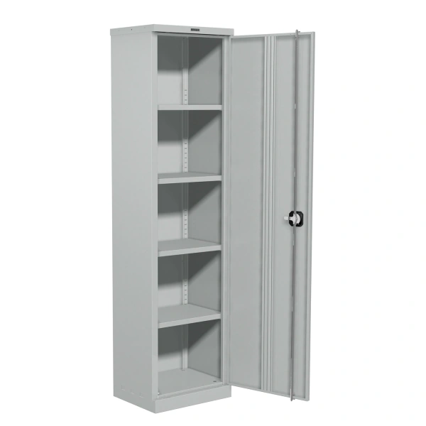 Шкаф металлический офисный BRABIX MK 18/47/46-01, (в1830*ш472*г460мм;30кг), 4 полки, разбор., 291139