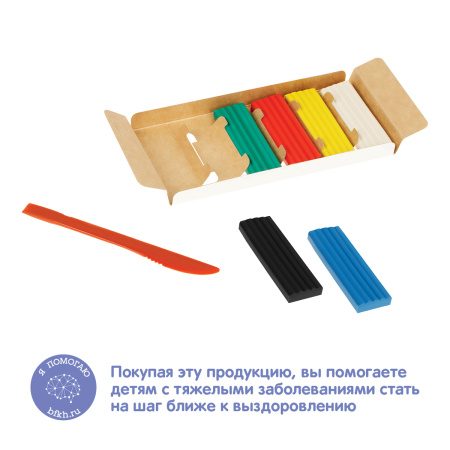 Пластилин Мульти-Пульти "Енот в сказке", 06 цветов, 72г, со стеком, картон МП_41707 328892 - МСК «Форвард»