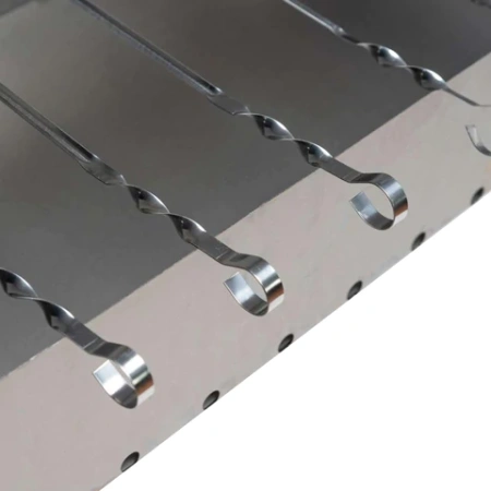 Мангал сборный стальной, размер 500х300х500 мм + 6 шампуров из нержавеющей стали, в коробке, 701728 - МСК «Форвард»