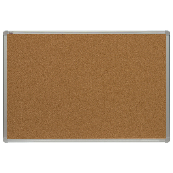 Доска пробковая для объявлений 100x150см, алюминиевая рамка, 2х3 OFFICE, (Польша), TCA1510 236532