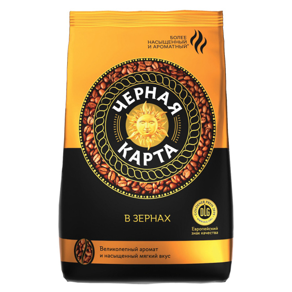 Кофе в зернах ЧЕРНАЯ КАРТА 1 кг, 622230