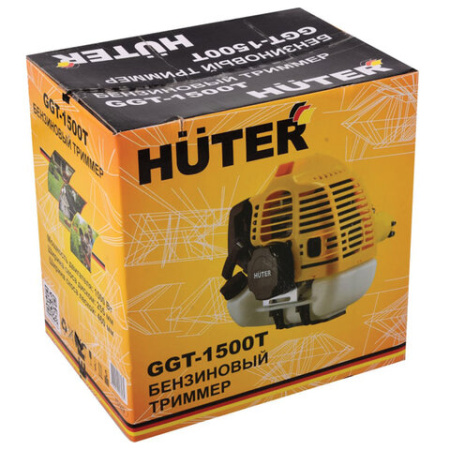 Триммер бензиновый HUTER GGT-1500T, 1500 Вт, 9500 об/мин, объем двигателя 39,2 см3, 70/2/9 671135 - МСК «Форвард»