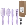 Расческа для волос НАБОР 4 шт + щетка для чистки В ПОДАРОК MONTE VITA (МОНТЕ ВИТА), 457437 - МСК «Форвард»