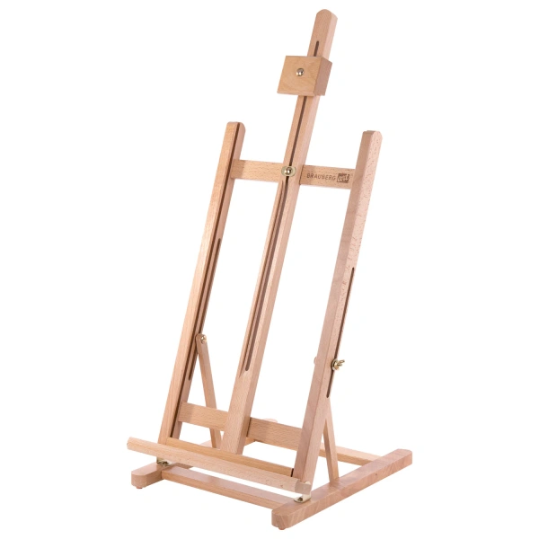 Мольберт настольный из бука, 27,5х97х32см, высота холста 56см, BRAUBERG ART CLASSIC, 192269