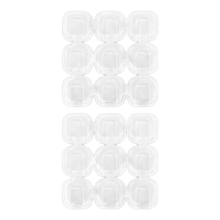 Крючки самоклеящиеся для гирлянд и проводов 1,5х1,5 см, КОМПЛЕКТ 18 шт., LAIMA Home, 608795 - МСК «Форвард»