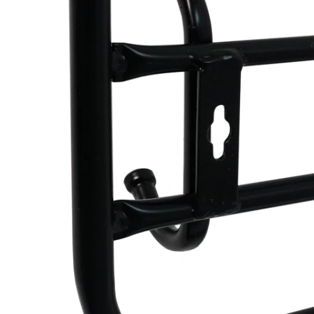 Вешалка настенная с полкой ZMI "ВСП6", 265х600х220 мм, 5 крючков, металл, черная, ВСП 6 Ч 609152 - МСК «Форвард»