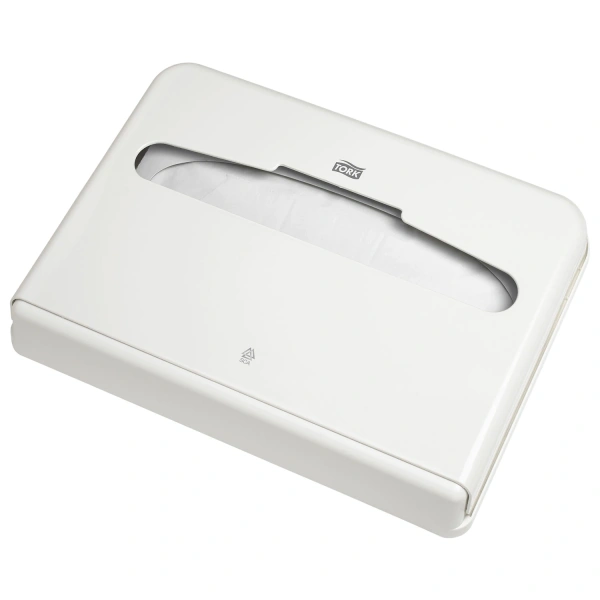 Диспенсер для покрытий на унитаз TORK (Система V1), (покрытия 1/2 сложения), белый, 344080 600300