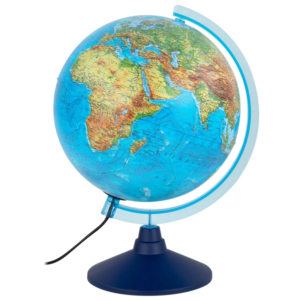 Глобус физический/политический Globen Классик Евро, диаметр 250 мм, с подсветкой, Ке012500191 454442