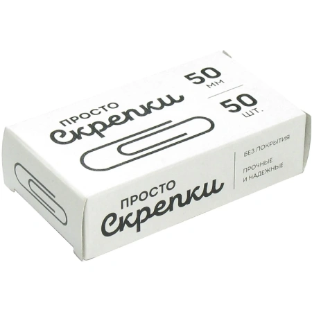Скрепки 50мм, Globus (Глобус) , 50шт., карт. упаковка С50-50 372524 минпромторг - МСК «Форвард»
