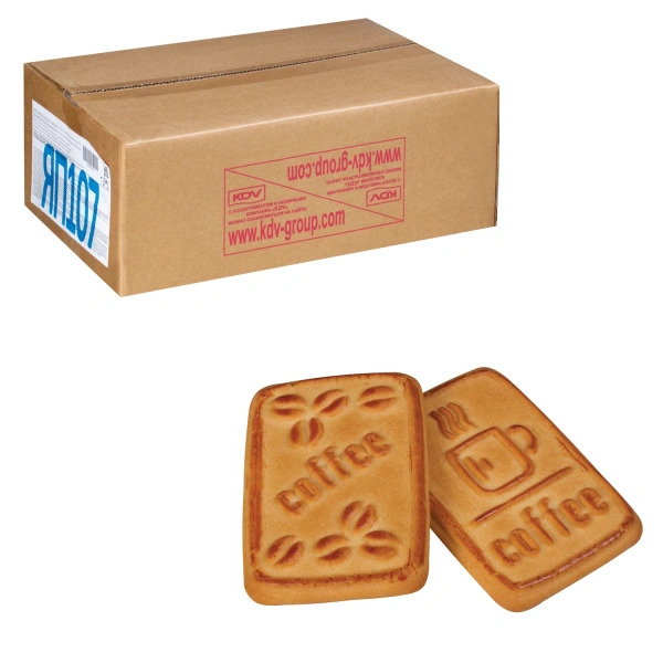 Печенье ЯШКИНО "К кофе со вкусом пломбира", гофрокороб 4 кг, ЯП107 620975