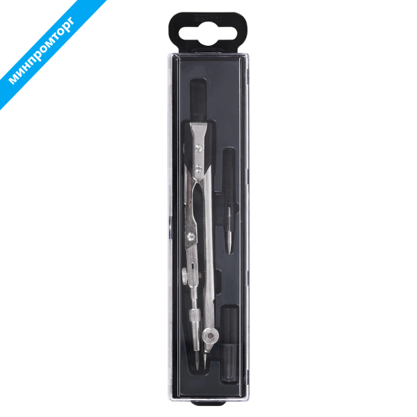 Готовальня 3 предмета, пласт. пенал, GLOBUS, НЧ3-60-30 210418