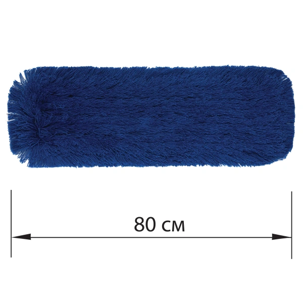 Насадка МОП плоская 80см для швабры-рамки, карманы, СУХАЯ УБОРКА, акрил, LAIMA EXPERT, 605321